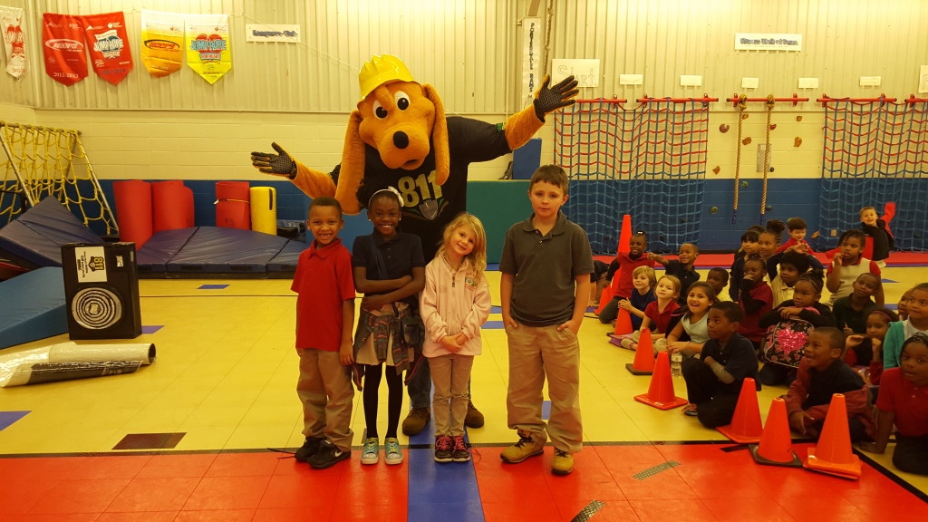 Digger Dog visits Porterdale Elementary Digger Dog