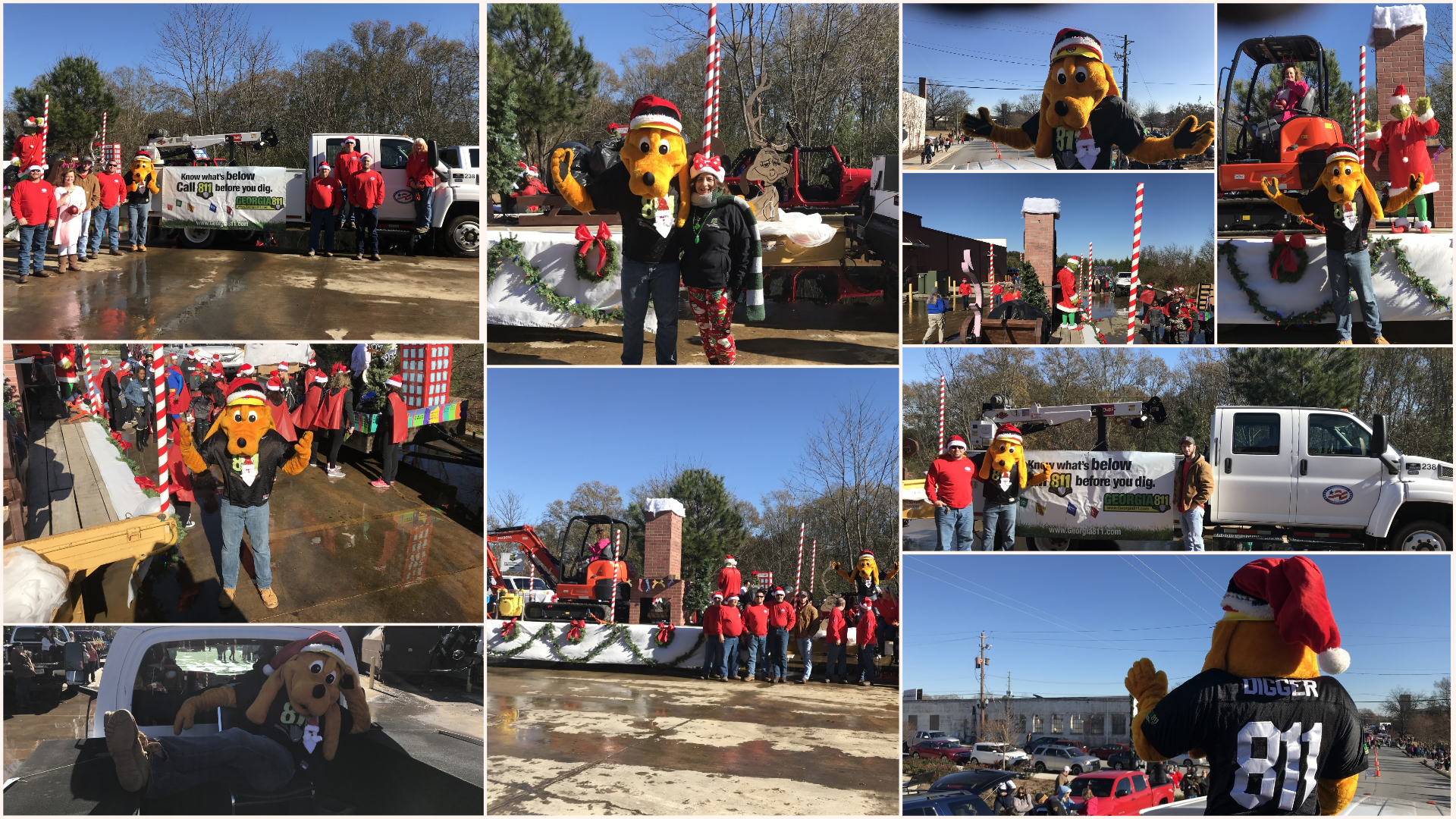 Digger with City of Winder Gas and Utilities Department attend City of