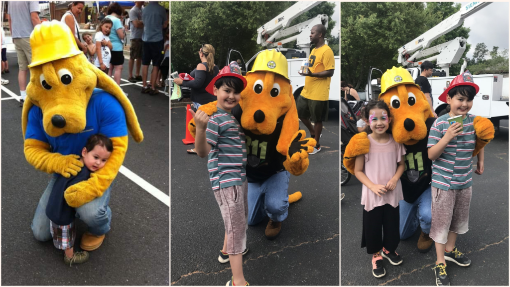 Digger attends Touch a Truck with City of Johns Creek Digger Dog