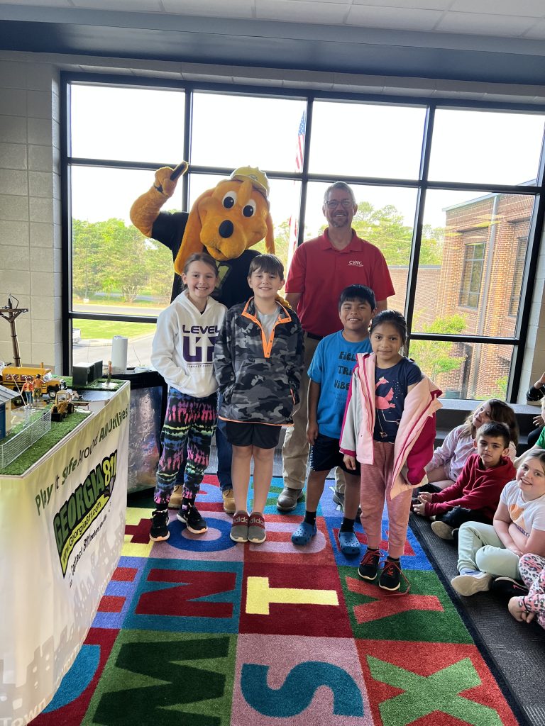 Digger Dog and Ms. Maria and Chatsworth Water Works Commission visited